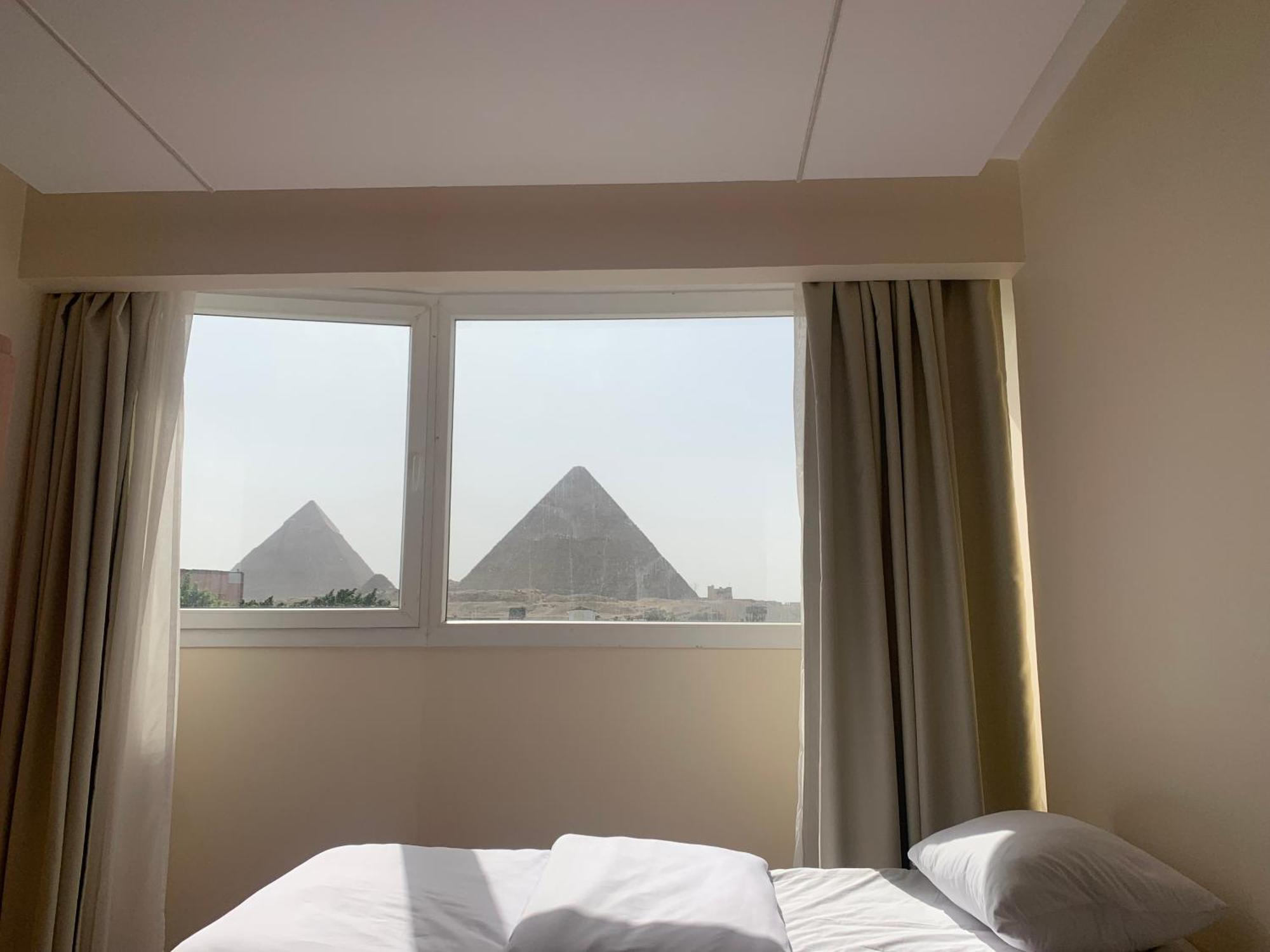 Memphis Pyramids View Hotel Nazlet el-Sîsi Eksteriør billede