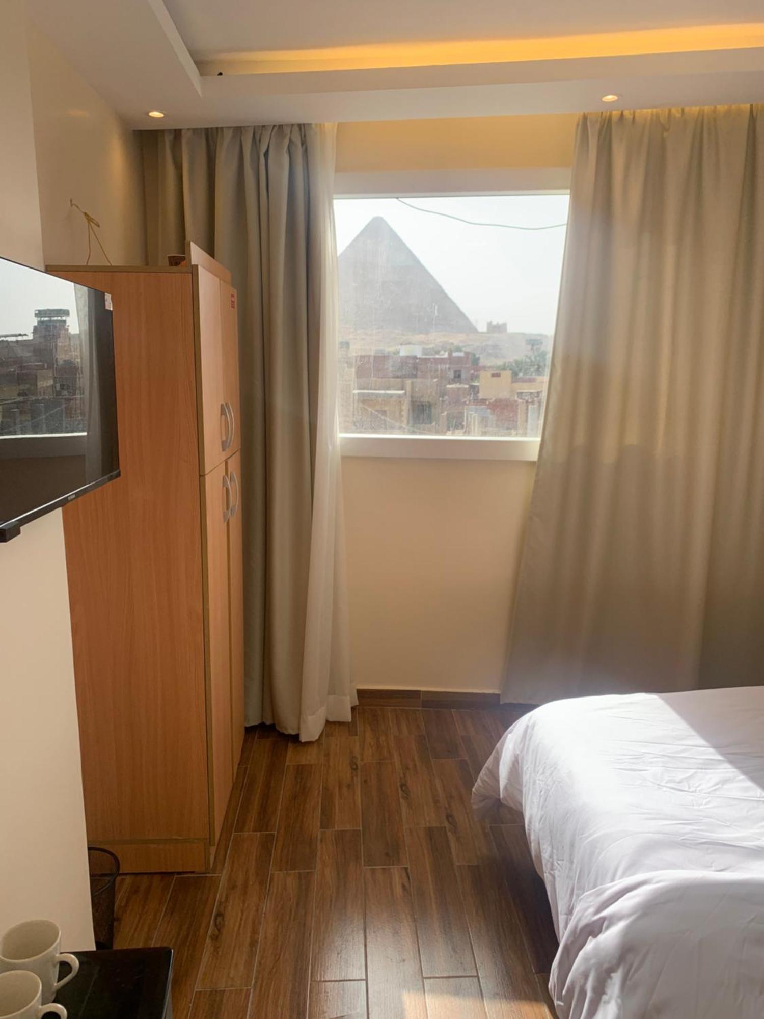 Memphis Pyramids View Hotel Nazlet el-Sîsi Eksteriør billede